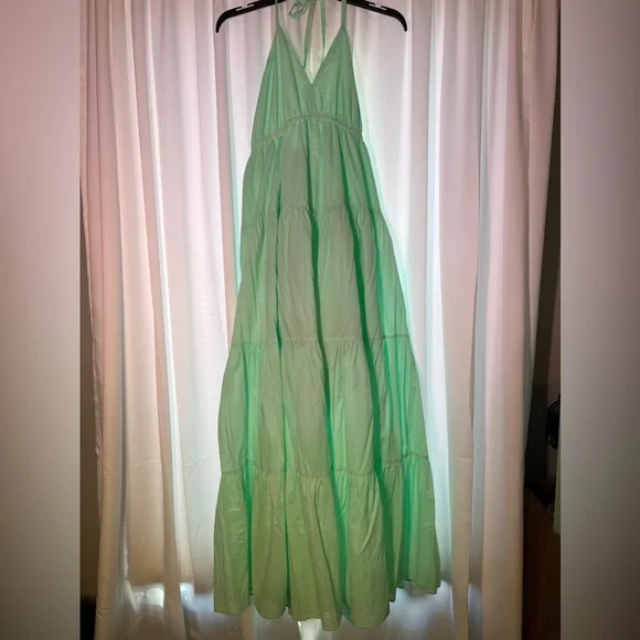 Express | Dresses | Express Maxi Mint Green Dress | Poshmark